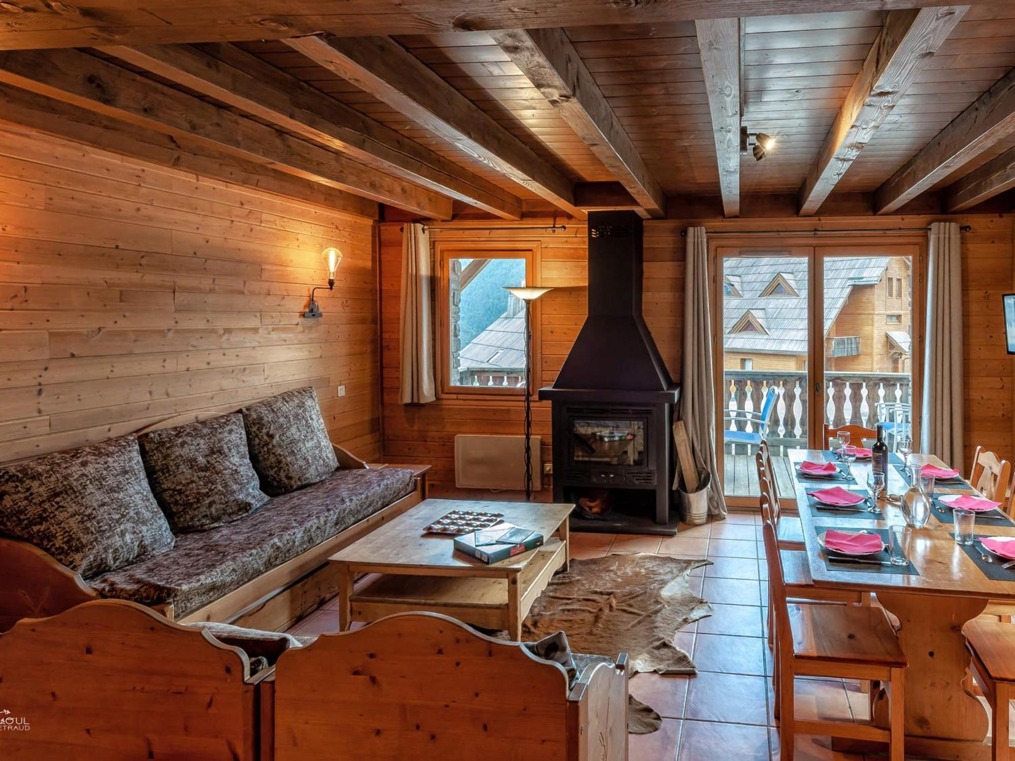 Chalet En Bois Avec 3 Chambres A Pra Loup - Fr-1-165A-47 Uvernet-Fours Dış mekan fotoğraf